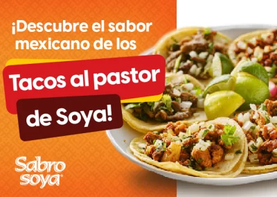 Tacos de Pastor de Soya