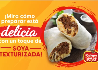 Burritos de soya